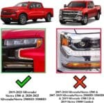 COMNOVA 6 Inches Running Boards& Steps Step Bars Compatible with 2019-2025 Chevy Silverado 1500, 2020-2025 Silverado/Sierra 2500HD 3500HD Crew Cab, A Pair Running Boards for Silverado Crew cab.
