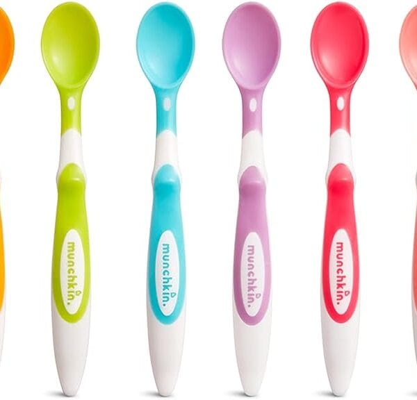 Munchkin Soft Tip Baby Spoons, BPA Free, 12 Pack