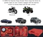 Fuel Pressure Tester (0-140Psi), Fuel Injection Pump Pressure Tester Gauge Kit for Auto Truck Car Motorcycle (Not for Diesel Vehicles) TU-114 Fuel Pressure Tester Kit, Fuel Pressure Gauge Kit