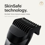 MANSCAPED The Beard Hedger Premium Men’s Beard Trimmer, 20 Length Adjustable Blade Wheel, Stainless Steel T-Blade for Precision Facial Hair Trimming, Cordless Waterproof Wet/Dry Clipper