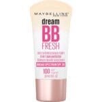 Maybelline Dream Fresh Skin Hydrating BB cream, 8-in-1 Skin Perfecting Beauty Balm with Broad Spectrum SPF 30, Sheer Tint Coverage, Oil-Free, Light, 1 Fl Oz
