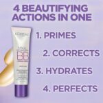 L’Oral Paris Makeup Magic Skin Beautifier BB Cream Tinted Moisturizer, Medium, 1 fl oz, 1 Count