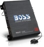 BOSS Audio Systems R1100M Monoblock Car Amplifier - 1100 High Output, 2-8 Ohm Stable, Low/High Level Inputs, Low Pass Crossover, MOSFET Power Supply