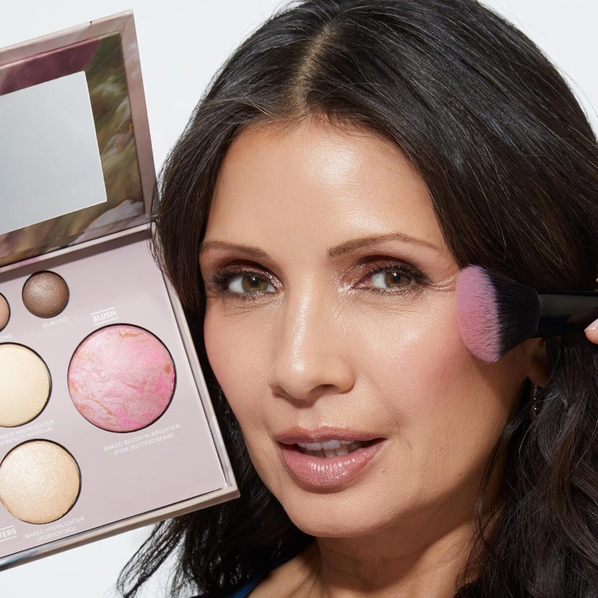 LAURA GELLER NEW YORK The Best of the Best Baked Palette – Full Size – Includes Bronzer, Blush, 2 Highlighters and 3 Eyeshadows – Travel-Friendly