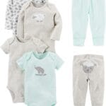 Simple Joys by Carter's unisex-baby 6-piece Bodysuits (Short and Long Sleeve) and Pants Set