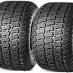 MaxAuto 20x10.00-8 Lawn Mower Tires, 20x10-8 Tractor Turf Tire, 20x10x8 NHS Tires, 4PR/Ply Tubeless, Set of 2