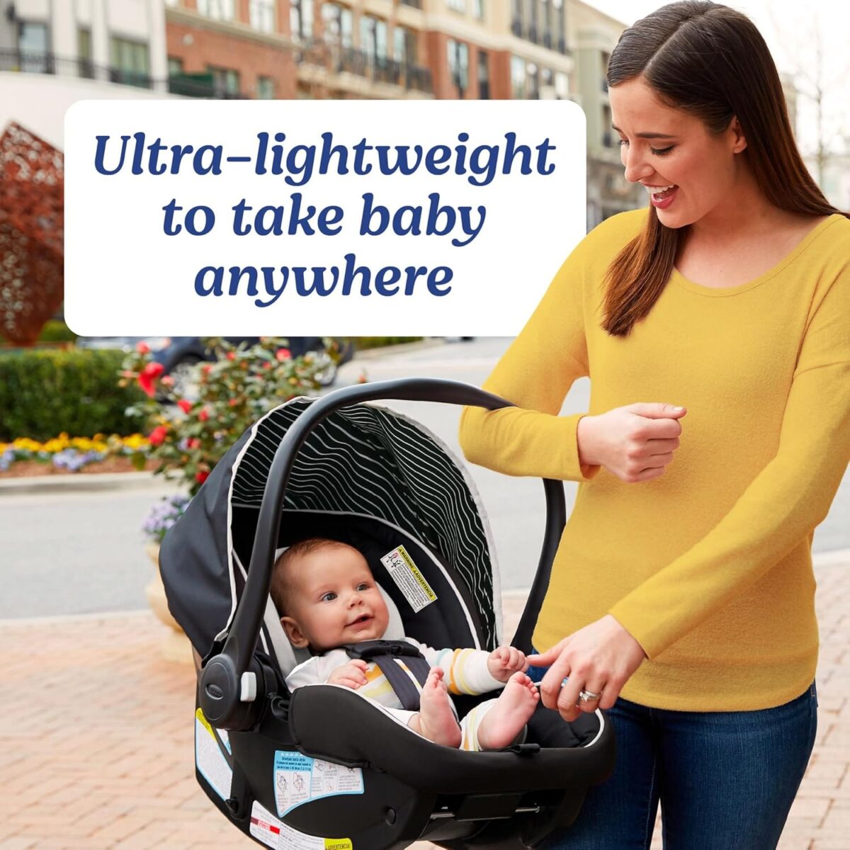 Graco SnugRide Lite LX Infant Car Seat, Studio