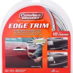 Cowles Custom - Enhanced 18ft Chrome U-Channel Edge Guard Trim, 18feet Rubber Bumper Protector accessory, Door Guard for Cars, Trucks, SUV, ATV, Boats