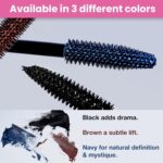 PrimeLash Mascara for Older Women  Volumizing, Incredible Length in 2 Coats  Long-Stay, Zero Clumps, Hypoallergenic (Black)