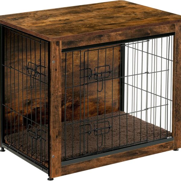 Dog Crate Furniture with Cushion