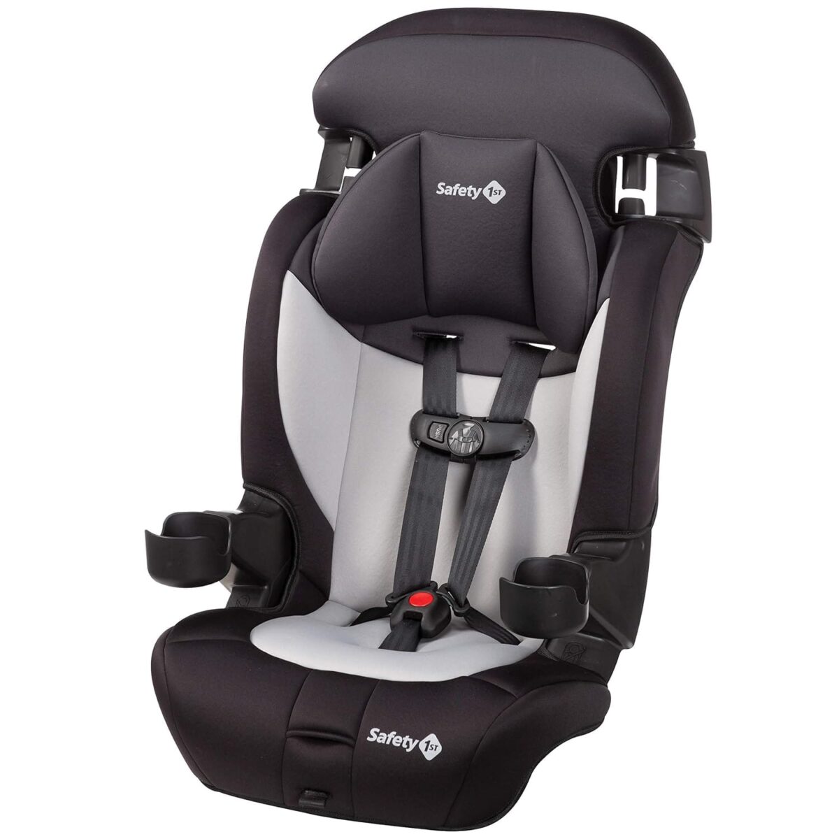 Safety 1st Grand 2-in-1 Booster Car Seat, Forward Facing Car Seat with Harness, High Back Booster Seat for Car, 30-65 Pounds and Belt-Positioning Booster, Car Seats, 40-100 Pounds, Black Sparrow