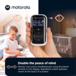 Motorola Nursery PIP15 Audio Baby Monitor, Dual Room HD Infant Monitor with Nightlight, 1500 Ft. Range, Two-Way Talk, Includes Parent Unit, 2 Monitors