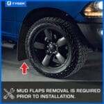 Tyger Auto Fender Flares Compatible with 1999-2006 Chevy Silverado GMC Sierra 1500 2500 3500HD; 2007 Classic Fleetside, Fine-Textured Paintable Factory Style 4pc | TG-FF6C4218