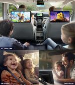 14 inch 4K Android 11 Portable Car TV Headrest Monitor Rear Entertainment System for Cars Back Seat,Touch Screen Support Phone Wireless Mirror Link,with WiFi/Bluetooth/HDMI/Multi-Media Video Player