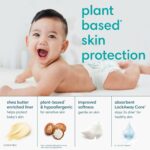 Pampers Pure Protection Diapers, Size 0, 76 Count for Up to 100% Leakproof, Plant-Based Skin Protection