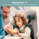 WAYB Pico Travel Car Seat with Premium Carrying Bag- Lightweight, Portable, Foldable – Perfect for Airplanes, Rideshares, and Road Trips – Forward Facing for Kids 22-50 lbs. and 30-45″