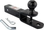 TOPTOW ATV/UTV Trailer Hitch Towing Ball Mounts, 2-Inch Ball, Clevis Pin, Fits 2-Inch Receiver