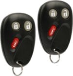 Key Fob Keyless Entry Remote fits 2003-2006 Chevy Tahoe Suburban Silverado Avalanche Equinox SSR/GMC Sierra Yukon/Cadillac Escalade/Hummer H2 / Pontiac Torrent/Saturn Vue (LHJ011), Set of 2