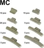 MC-M70 Wheel Weight Kit MC Style 70pcs/kit