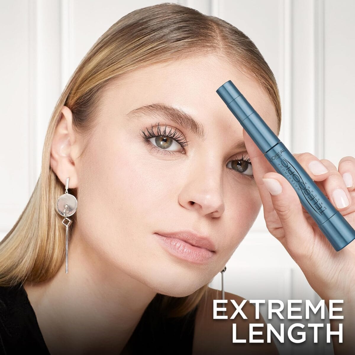 L’Oreal Paris Makeup Original Telescopic Lengthening Mascara, Waterproof Black