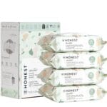 The Honest Company Clean Conscious Multi-Use Wipes | Hypoallergenic + Unscented for Sensitive Skin | Over 99% Water, Compostable, Plant Based, Baby Wipes | Geo Mood, 288 Count