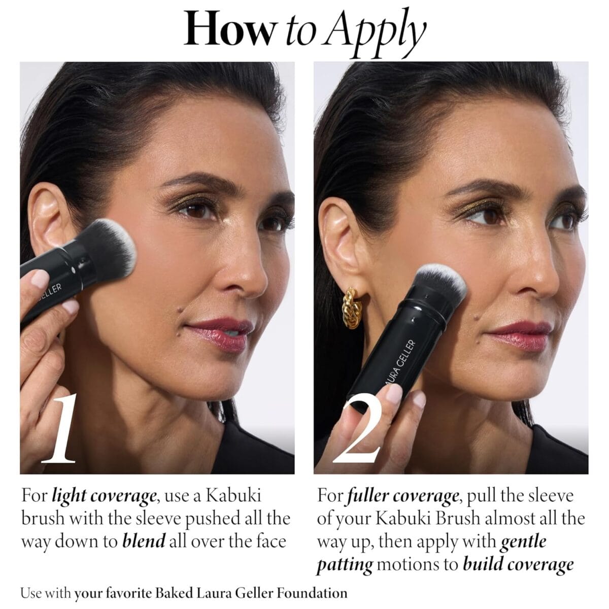 LAURA GELLER NEW YORK Award-Winning Baked Balance-n-Brighten Color Correcting Powder Foundation – Fair – Buildable Light to Medium Coverage – Demi-Matte Natural Finish