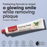 Red Seal Fluoride Free Toothpaste – Baking Soda – Herbal & Mineral Formula, Vegan-Friendly, Cruelty-Free, SLS and Paraben-Free, No Artificial Flavors, NATRUE Certified Natural, Dry Mouth Relief