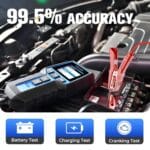 Car Battery Tester 24V 12V Load Tester, TOPDON BT200 100-2000CCA Automotive Alternator Tester Digital Auto Battery Analyzer Charging Cranking System Tester for Car Truck Motorcycle ATV SUV Boat Yacht