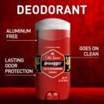Old Spice Aluminum Free Deodorant for Men, 24/7 Odor Protection, 24/7 Lasting Freshness, Red Collection, Swagger with Cedarwood Scent, 3.8 oz (Pack of 3)