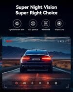 REDTIGER Dash Cam Front Rear, 4K/2.5K Full HD Dash Camera for Cars, Included 32GB Card, Built-in Wi-Fi GPS, 3.16 IPS Screen, Night Vision, 170Wide Angle, WDR, 24H Parking Mode(F7NP)