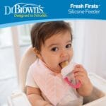 Dr. Brown’s Fresh First Silicone Feeder, Mint & Grey, 2 Count