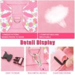 Toddlers Leash + Anti Lost Wrist Link Child Kids Safety Harness Kids Walking Wristband Assistant Strap Belt for Girl Pink Christmas Gift