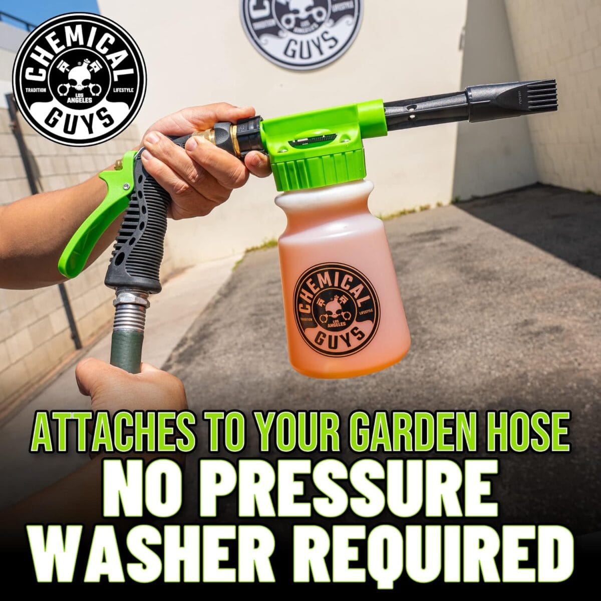 Chemical Guys HOL148 10-Piece Arsenal Builder Car Wash Kit with Foam Gun, Bucket, (4) Towels, Wash Mitt and (3) 16 oz. Car Cleaning Chemicals (Works w/Garden Hose)  2024 Version