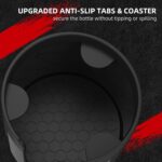 DYLEN Car Cup Holder Expander, Cup Holder Extender Adapter for Car with Expandable Insert, Compatible with Yeti 20/26/30oz, Hydroflask 32/40oz, Large Water Bottles in 3.0″-4.1″