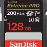 SanDisk 128GB Extreme PRO SDXC UHS-I Memory Card - C10, U3, V30, 4K UHD, SD Card - SDSDXXD-128G-GN4IN