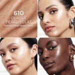 L’Oreal Paris True Match Lumi Le Glass Highlighter Stick, Reflective, Translucent, Glassy Highlighter for Face and Body, 610 Glassy Pearl Eclat, 0.17 Oz