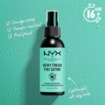 NYX PROFESSIONAL MAKEUP Makeup Setting Spray – Dewy Finish, Long-Lasting Face Mist for up to 16HR Wear, Vegan Formula