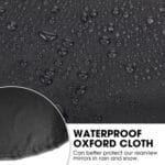 Frienda 6 Pieces Waterproof Side Mirror Covers Auto Rearview Protection Cover Exterior Rear View Accessories Car Mirror Accessories with Drawstrings for Car Vehicle Winter