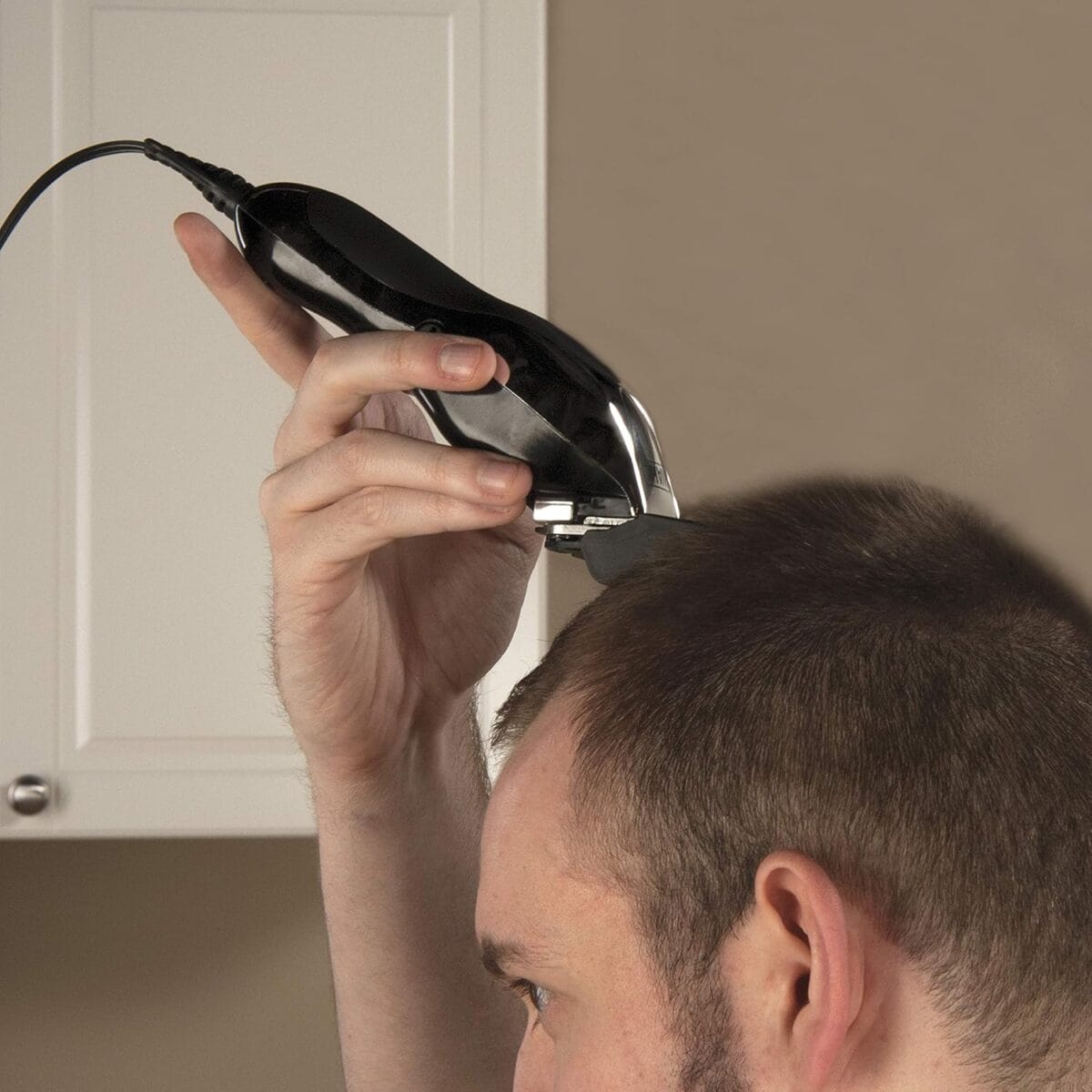 Wahl Clipper USA Deluxe Corded Chrome Pro, Complete Hair and Trimming Kit, Includes Corded Clipper, Cordless Battery Trimmer, and Styling Shears, for a Cut Every Time – Model 79524-5201M