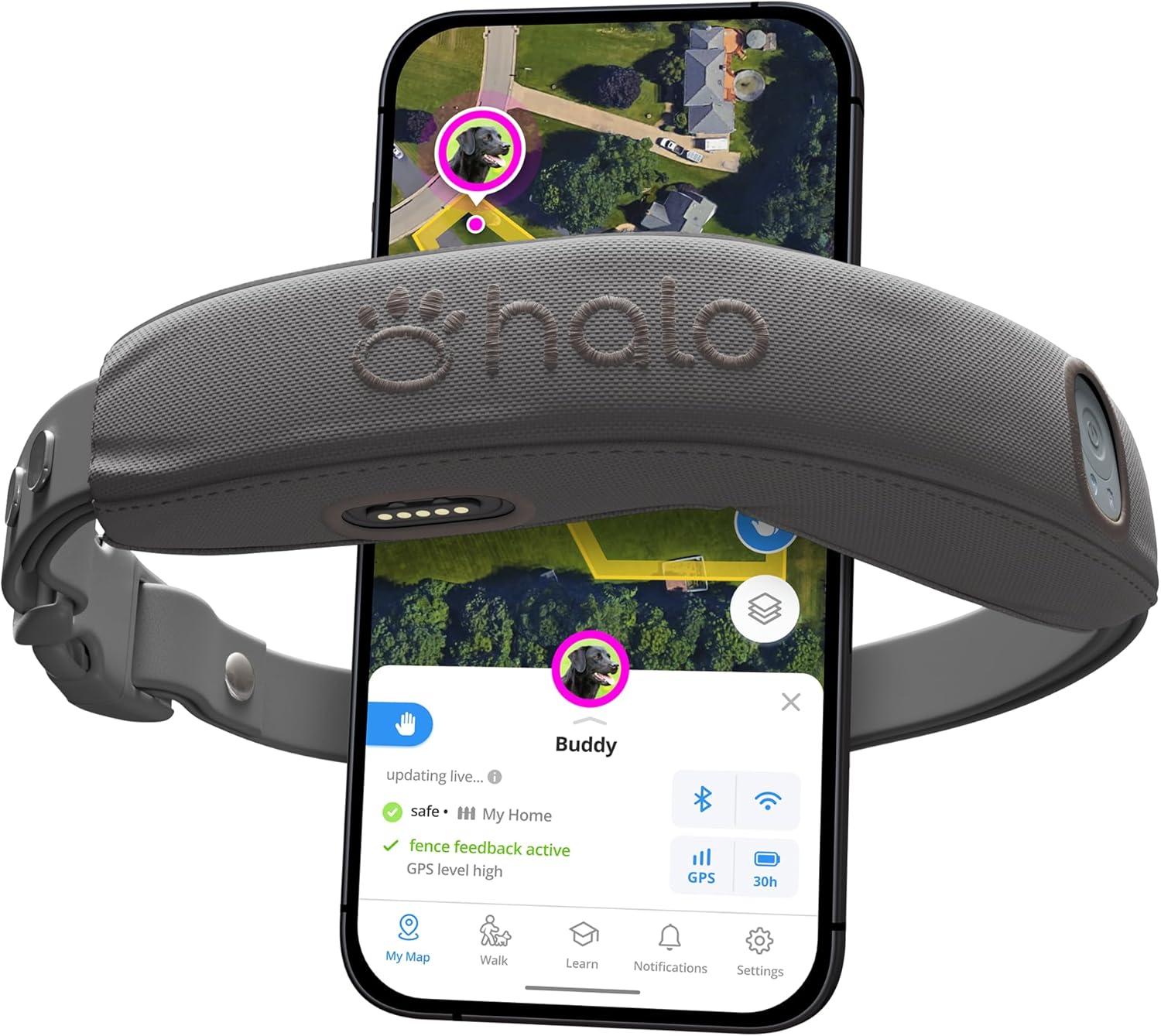 Halo All New GPS Wireless Dog Fence & Training Collar - Image 1