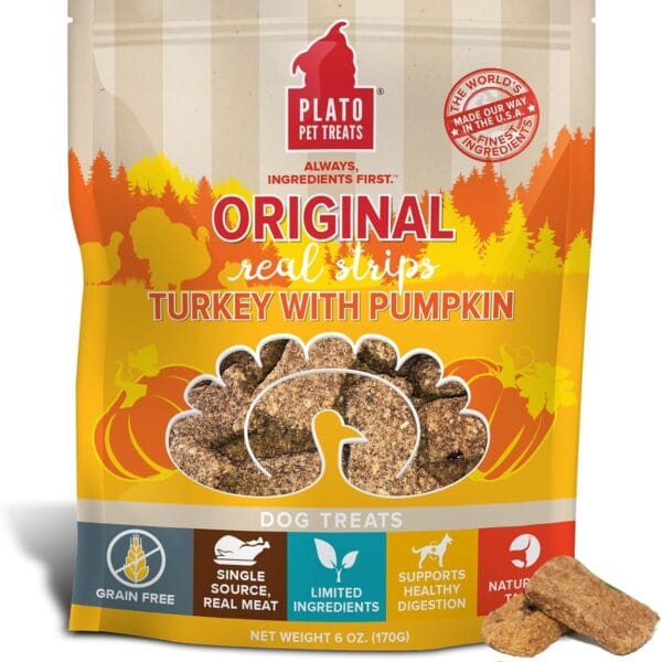Plato Original Real Strips Turkey & Pumpkin Recipe