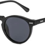 Gleyemor Vintage Polarized Sunglasses for Men Round Sunglasses UV400 Protection Retro Hand-crafted Acetate Frame