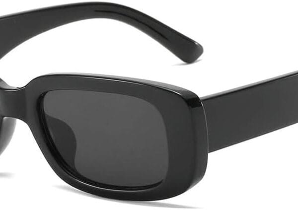 Dollger Rectangle Sunglasses for Women Men Trendy Retro Fashion Sunglasses UV 400 Protection Square Fram