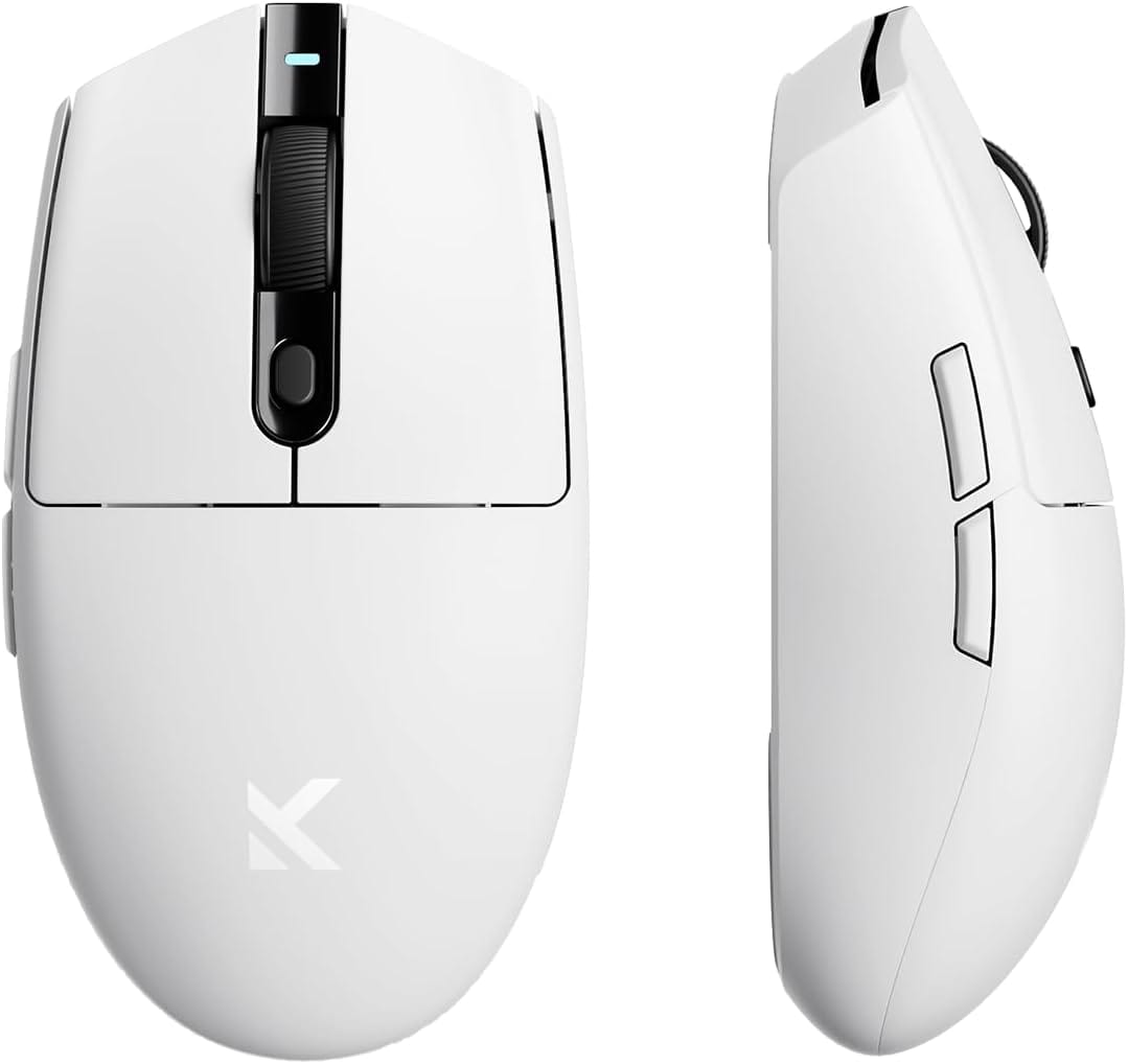 G3 Ultra Wireless Gaming Mouse8K+4K Polling Rate Focus PixArt PAW 3395 Optical Sensor 26k DPI, 64g Ultra Lightweight, Tri Mode Connection, White G3 Ultra Wireless Gaming Mouse8K+4K Polling Rate Focus PixArt PAW 3395 Optical Sensor - 26k DPI, 64g Ultra-Lightweight, Tri-Mode Connection, White