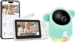 Baby Monitor with Camera and Audio, 1080P Baby Camera Monitor WiFi Smartphone App Control Night Vision 4.3 Screen 2-Way Talk Temperature & Humidity Sensor Lullabies Motion & Cry Detection iOS/Android