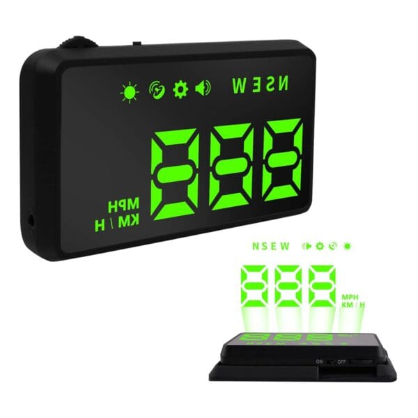 Heads up Display for Cars,HUD,Head up Display for Car,Car Speedometer Display,Automatic Brightness Adjustment,Speeding Alert,USB Cable Plug & Play