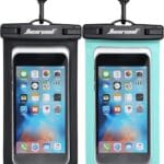 Hiearcool Waterproof Phone Pouch, Waterproof Phone Case for iPhone 16 15 14 13 Pro Max, IPX8 Cellphone Dry Bag Beach Cruise Ship Essentials 2Pack-8.3"