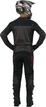 O’NEAL Element Racewear Mens Jersey Black/Gray/Red Medium