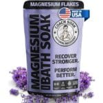 Coach Soak Recovery Bath Soak - Faster Absorption Than Epsom Salt for Pain - Rejuvenating Magnesium Flakes with 21 Minerals, Essential Oils & Bath Salts, 3lbs (Calming Lavender)