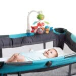 Tiny Love Meadow Days Baby Mobile for Crib, Newborn Baby Toys, Portable Mobile